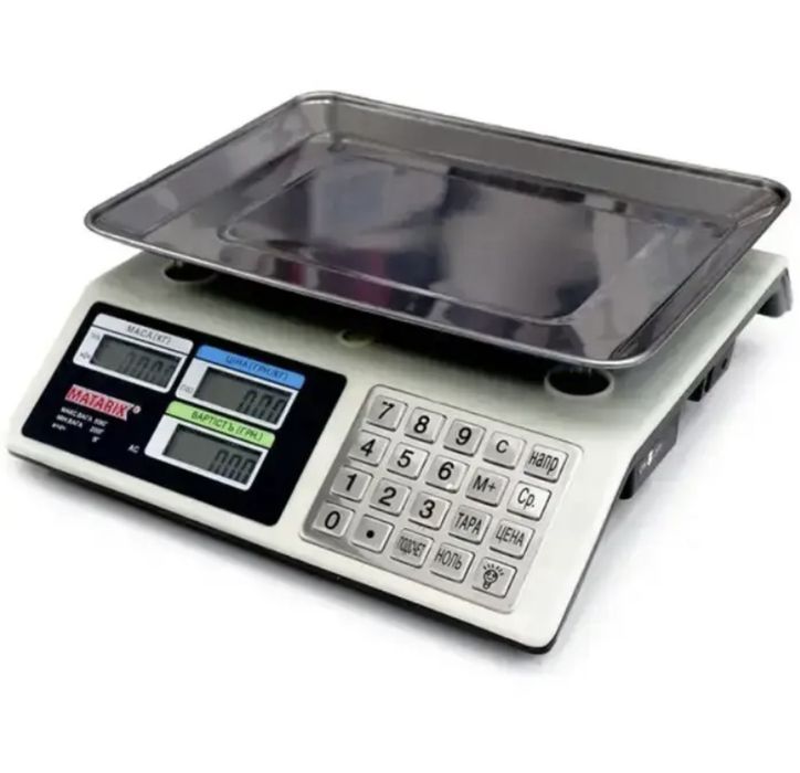 Ваги торговельні електронні MATARIX MX-414 до 50 кг весы торговые