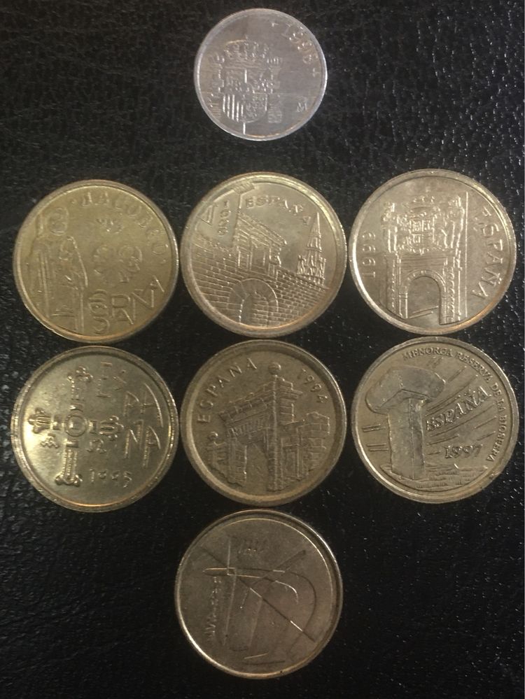 Обиходные монеты Испании, Хуан Карлос