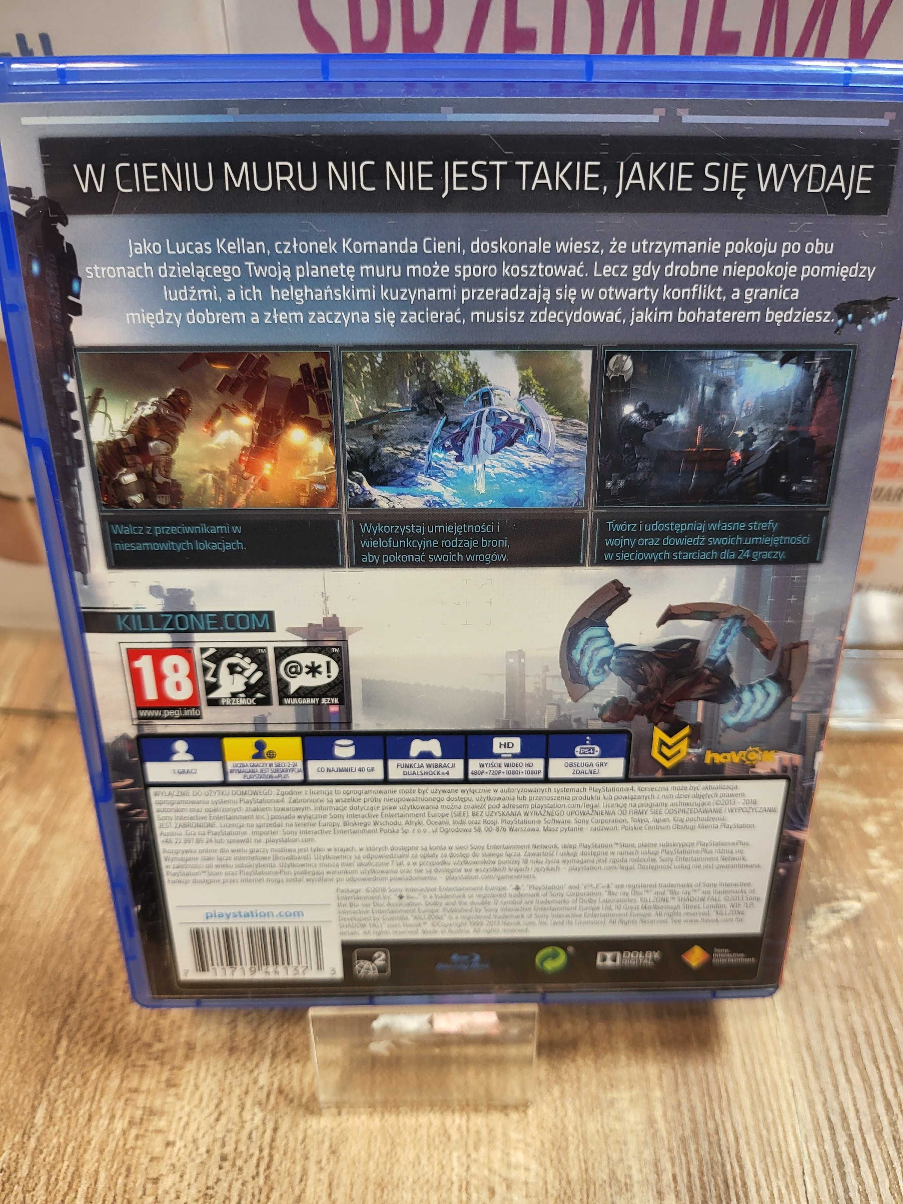 Killzone: Shadow Fall PS4, Wysyłka Wymiana