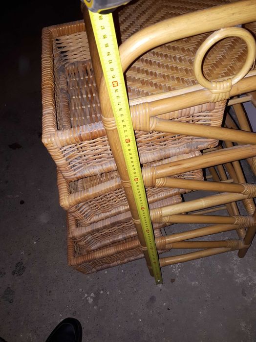 Regał szafka etażerka rattan bambus