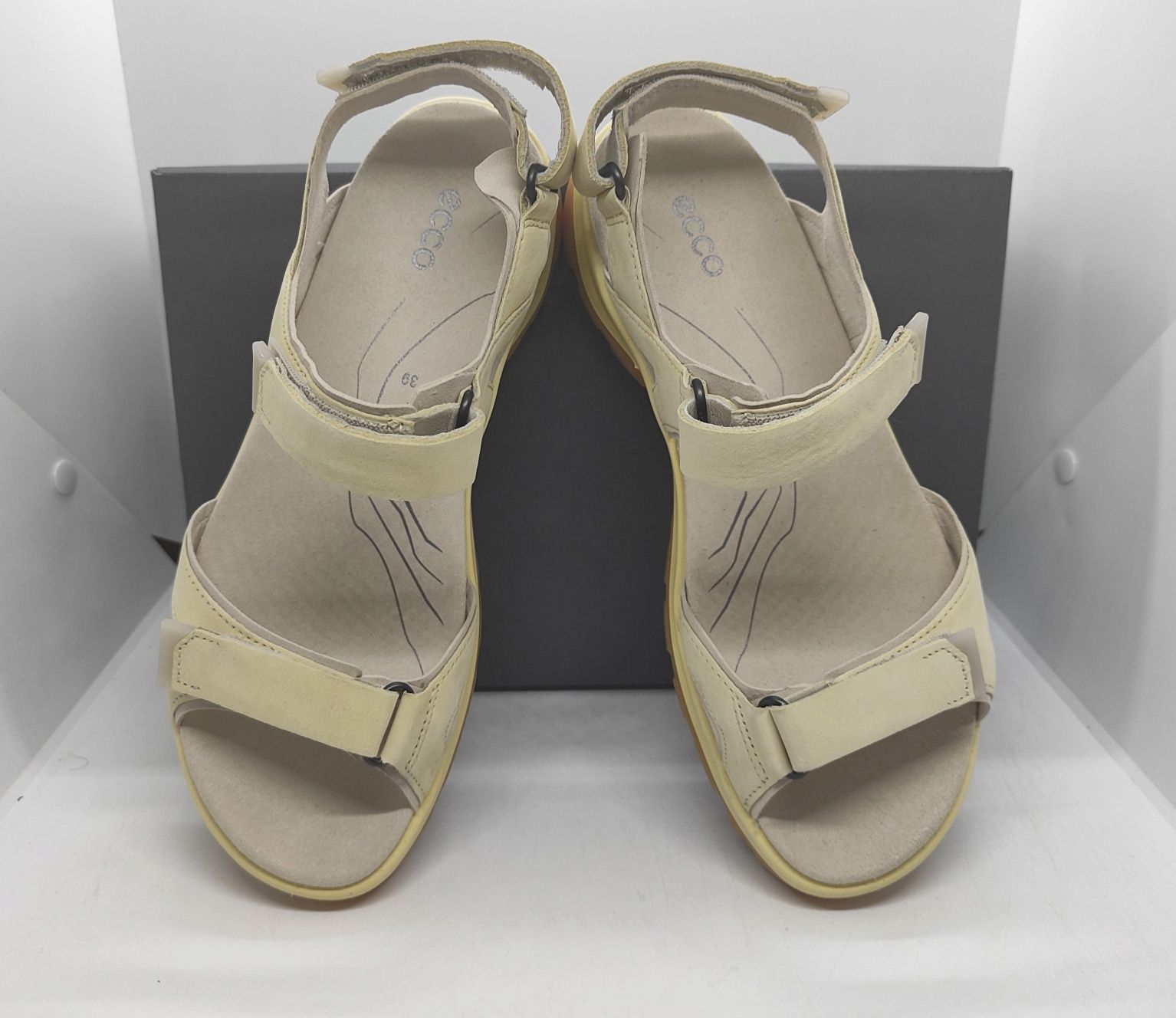 кожаные 25см сандалии босоножки Ecco Offroad оригинал