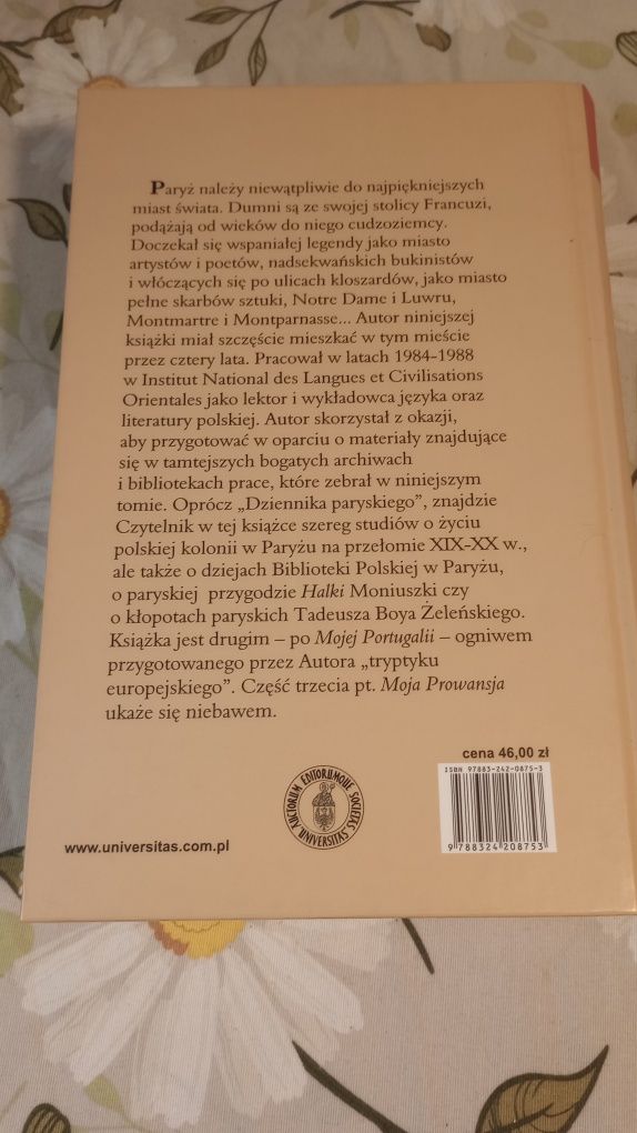 Mój Paryż. Z autografem. Franciszek Ziejka