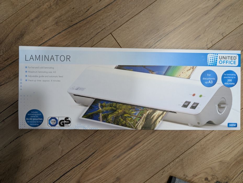 Laminator laminarka United Office A3 ULG 300 B1