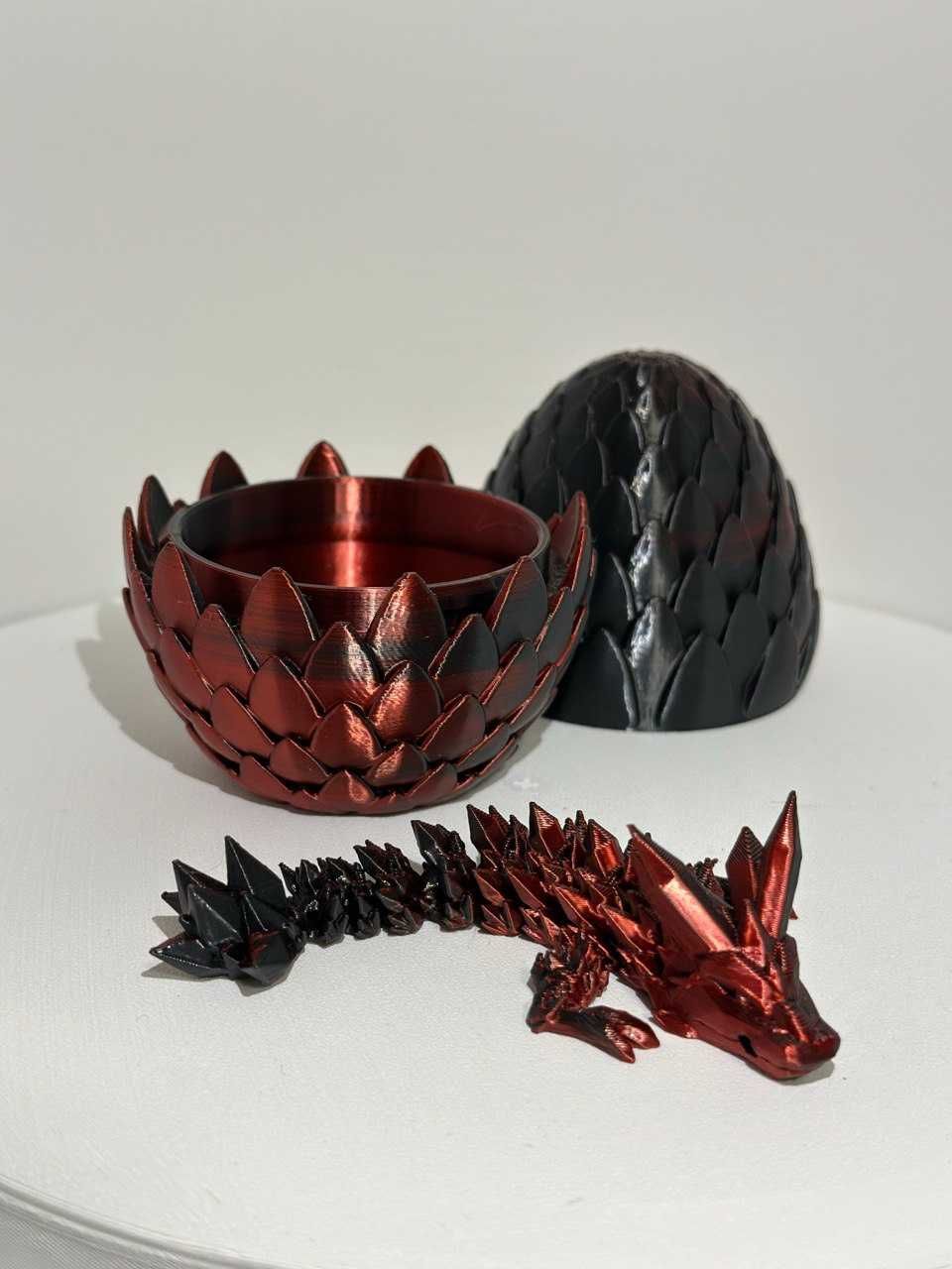 Efektowne jajo “Dragon Egg” 3D 30 zł (Smoczek opcjonalnie 15 zł/20 zł)