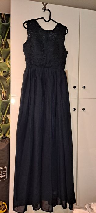 sukienka suknia koronka ślub wesele przyjęcie karnawał studniówka 38 M