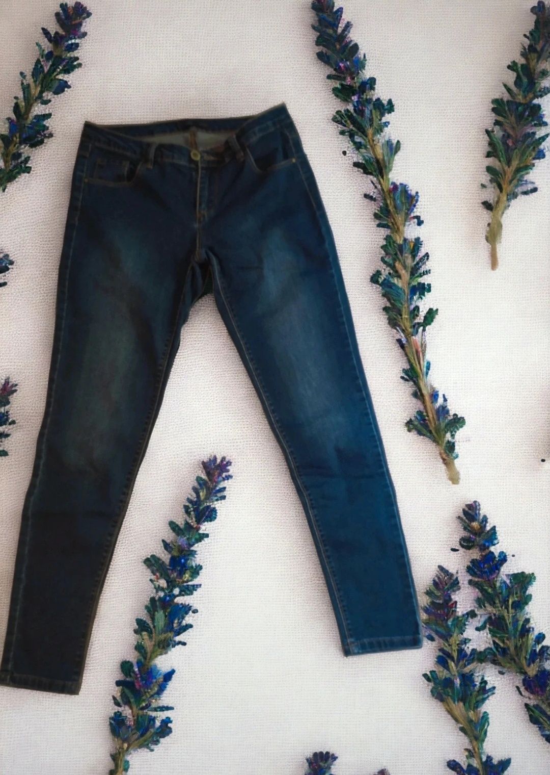 Spodnie damskie jeansowe denim dżinsy jeansy slim cropp m 38 s 36
