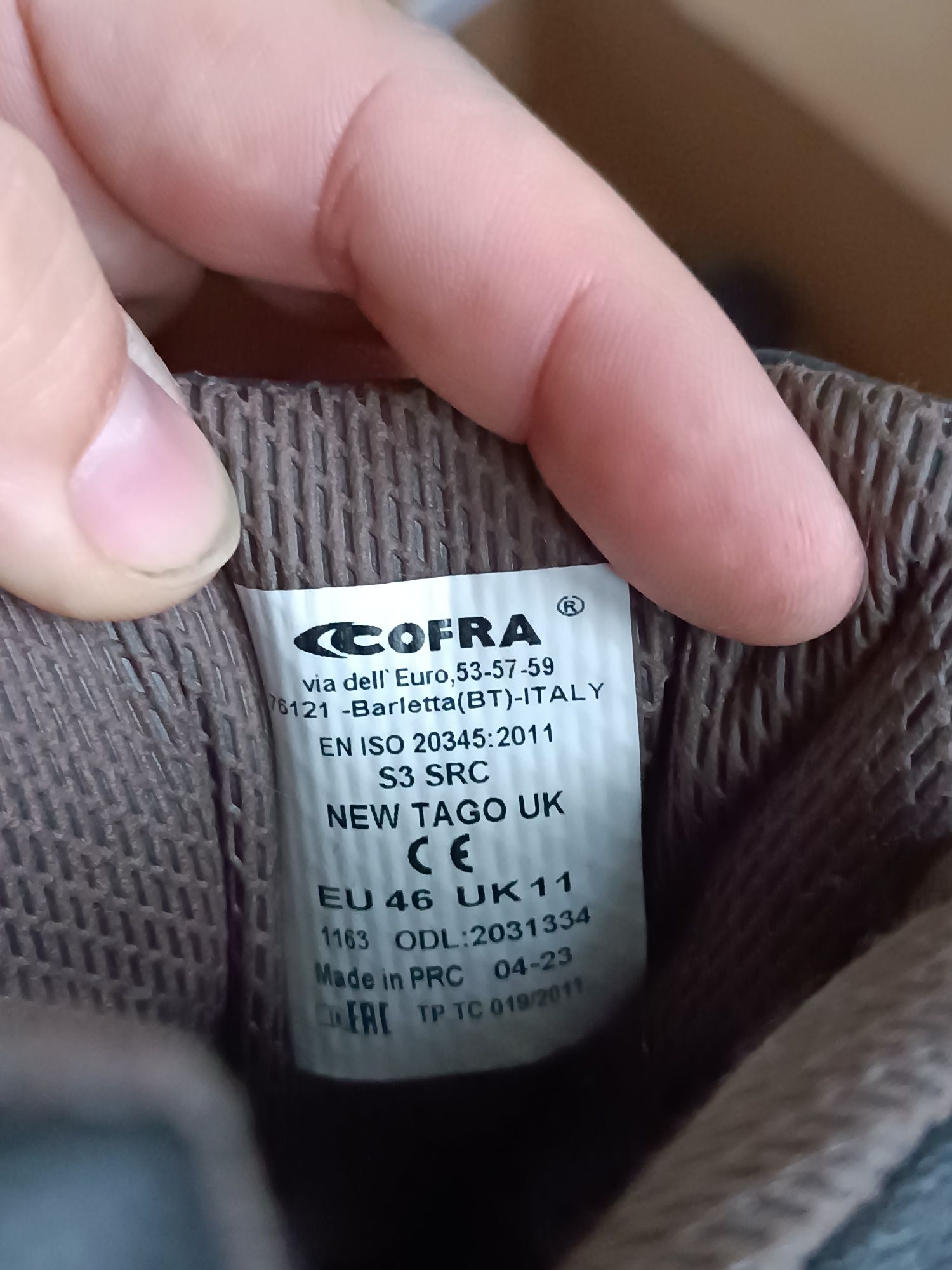 Buty robocze Cofra 46