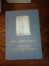 Historia literatury polskiej. Julian Krzyżanowski 1963