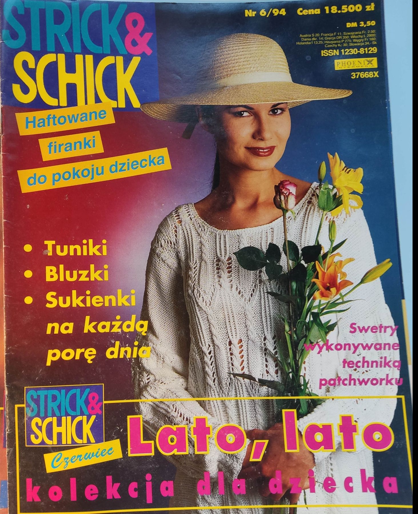Strick &  Schick robótki na drutach swetry PRL retro stare czasopisma
