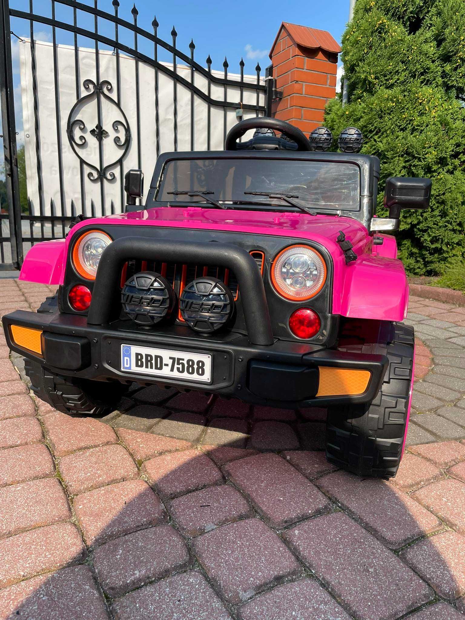 Samochód na akumulator JEEP 4X4 dla dzieci auto elektryczne PILOT USB