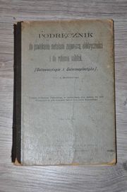 galwanostegia i galwanoplastyka J. Modelski - 1900 r.