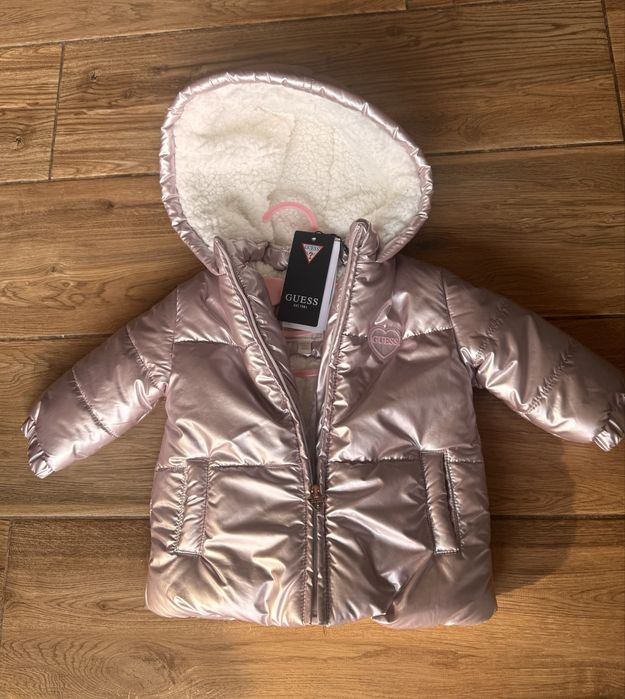 Kurta Guess 68 3-6m różowa NOWA z metką