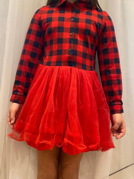 Платье на осень на 8-9 лет