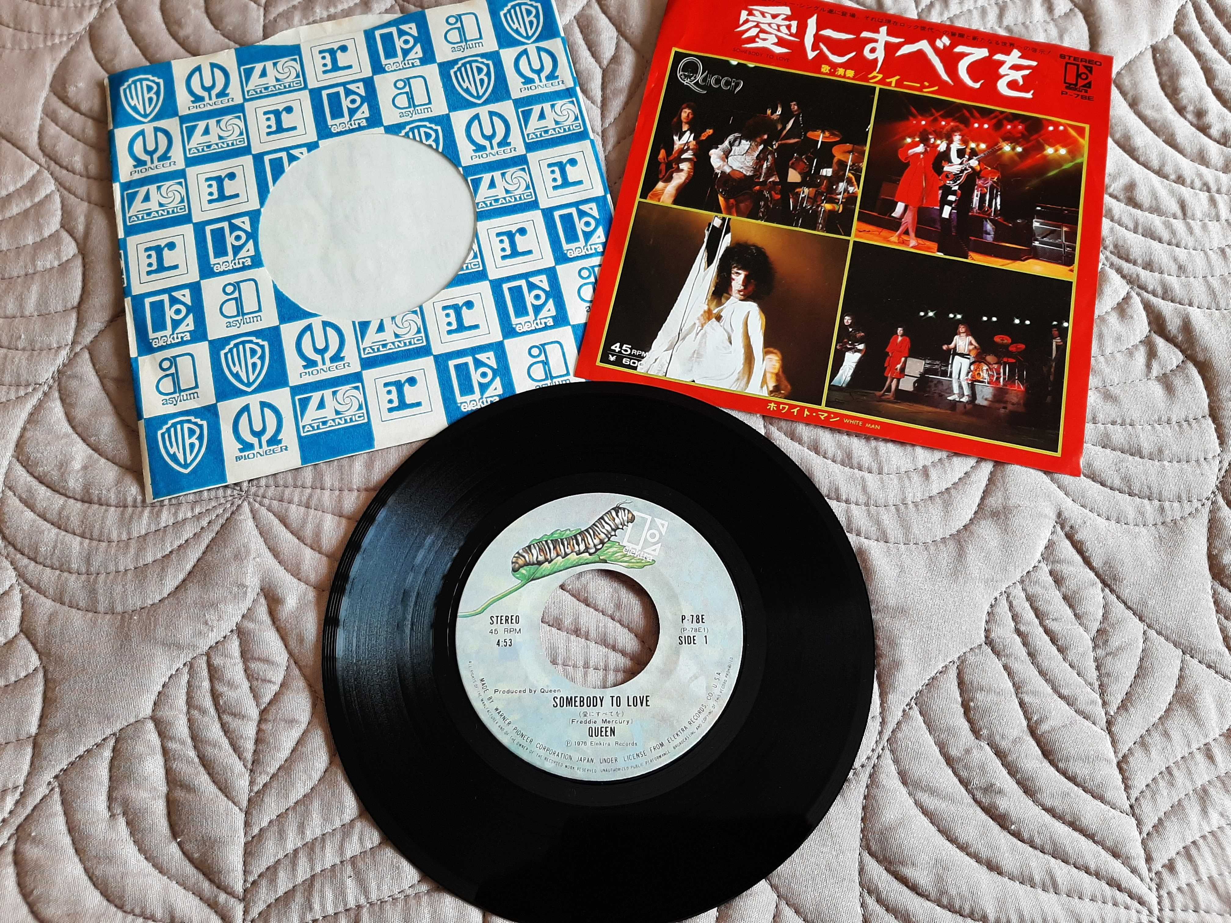 Queen e The Beatles - Japão - Singles vinil 7 45 rpm