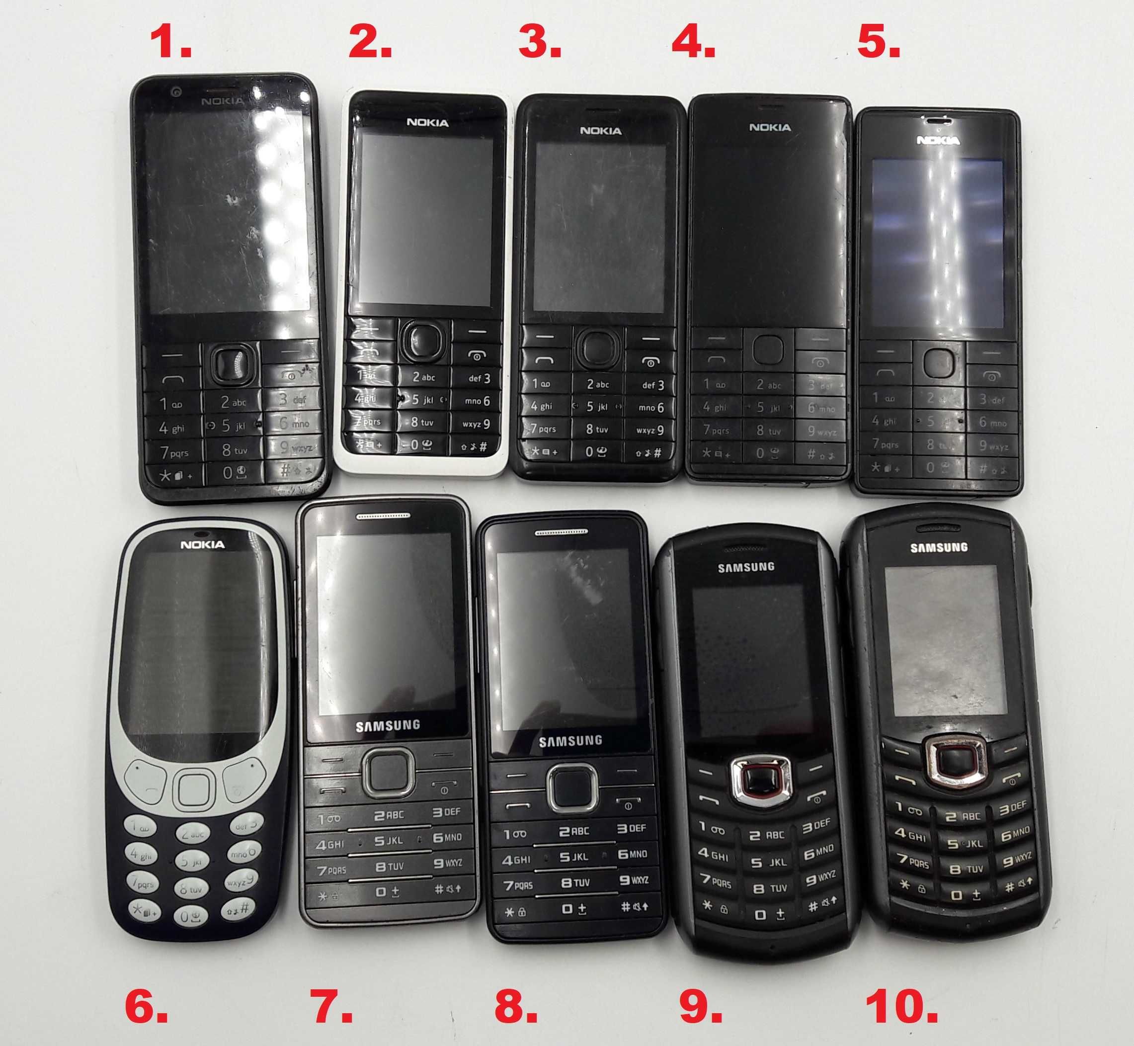 Telefon komórkowy Nokia Samsung Sprawna Opis