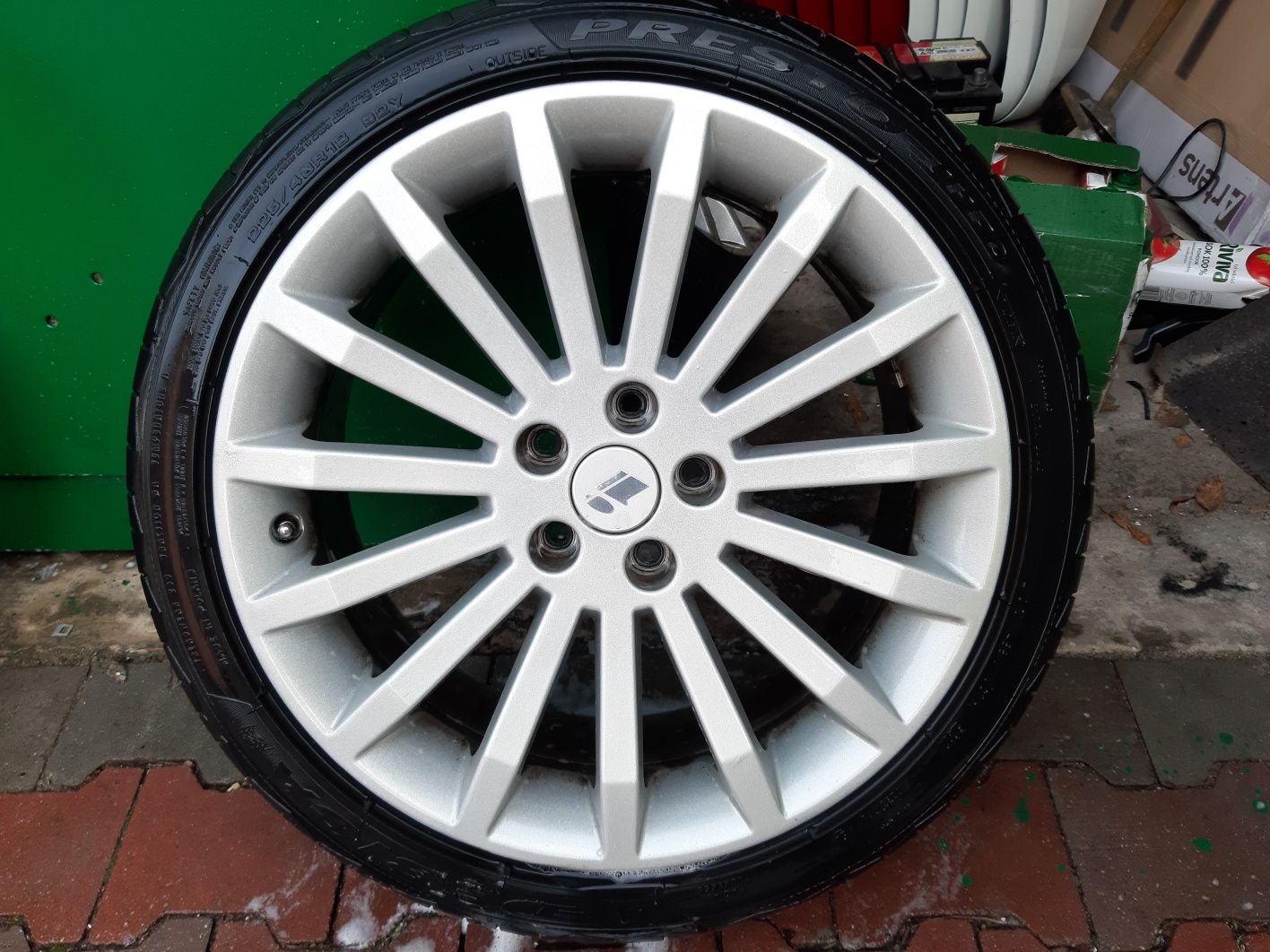 Kola alufelgi 18 5x110 IRMSCHER opel opc opony 225/40r18 alfa saab