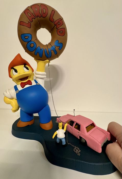Boneco Colecionável Lard Lad Donuts dos The Simpsons