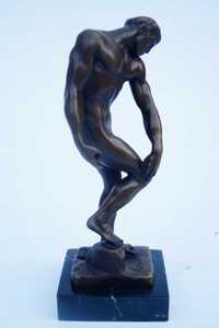 Rzeźba z brązu figura Adam Wg Auguste Rodin