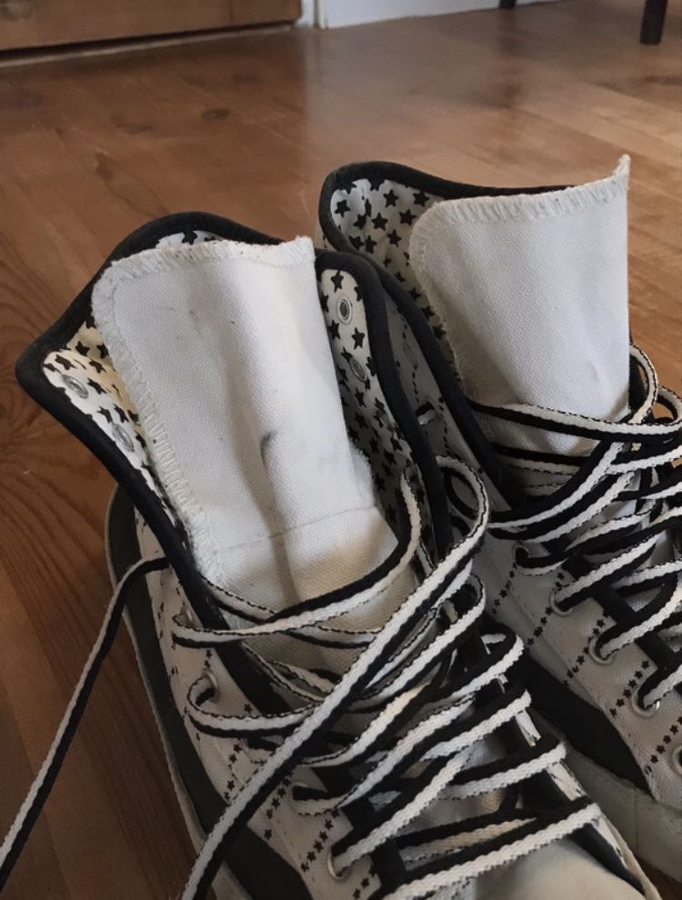 białe buty trampki converse chuck taylor all star sasha wysokie