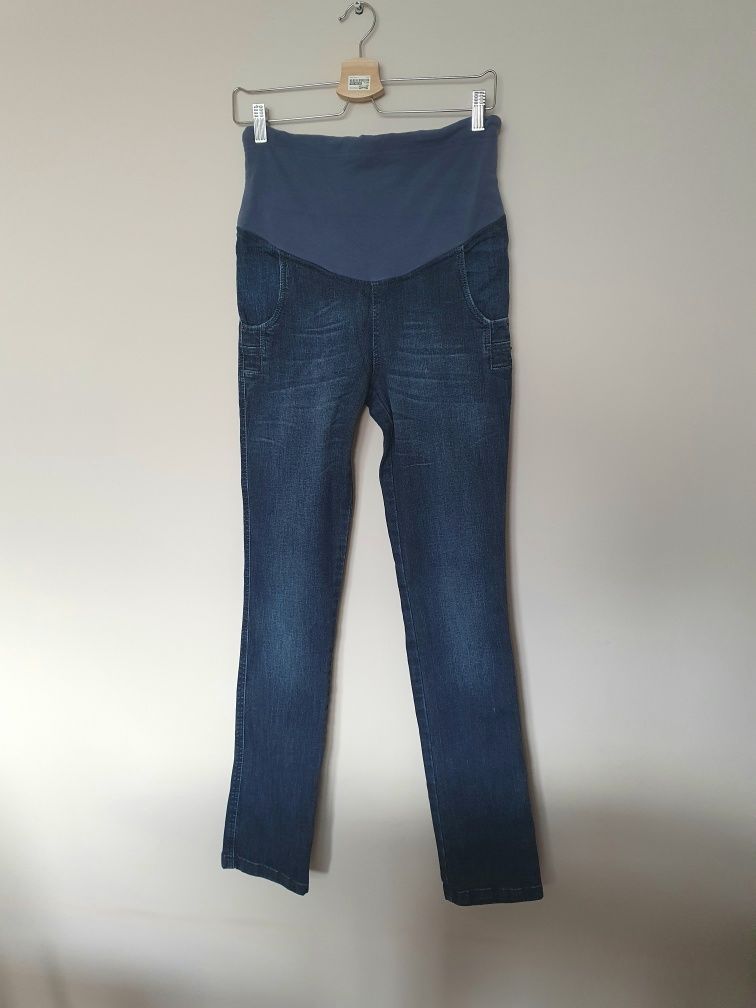 Spodnie jeansy ciążowe  r. S rozciągliwe