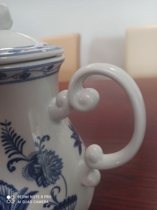 Dzbanek porcelana Wellco wzór cebulowy, kobalt