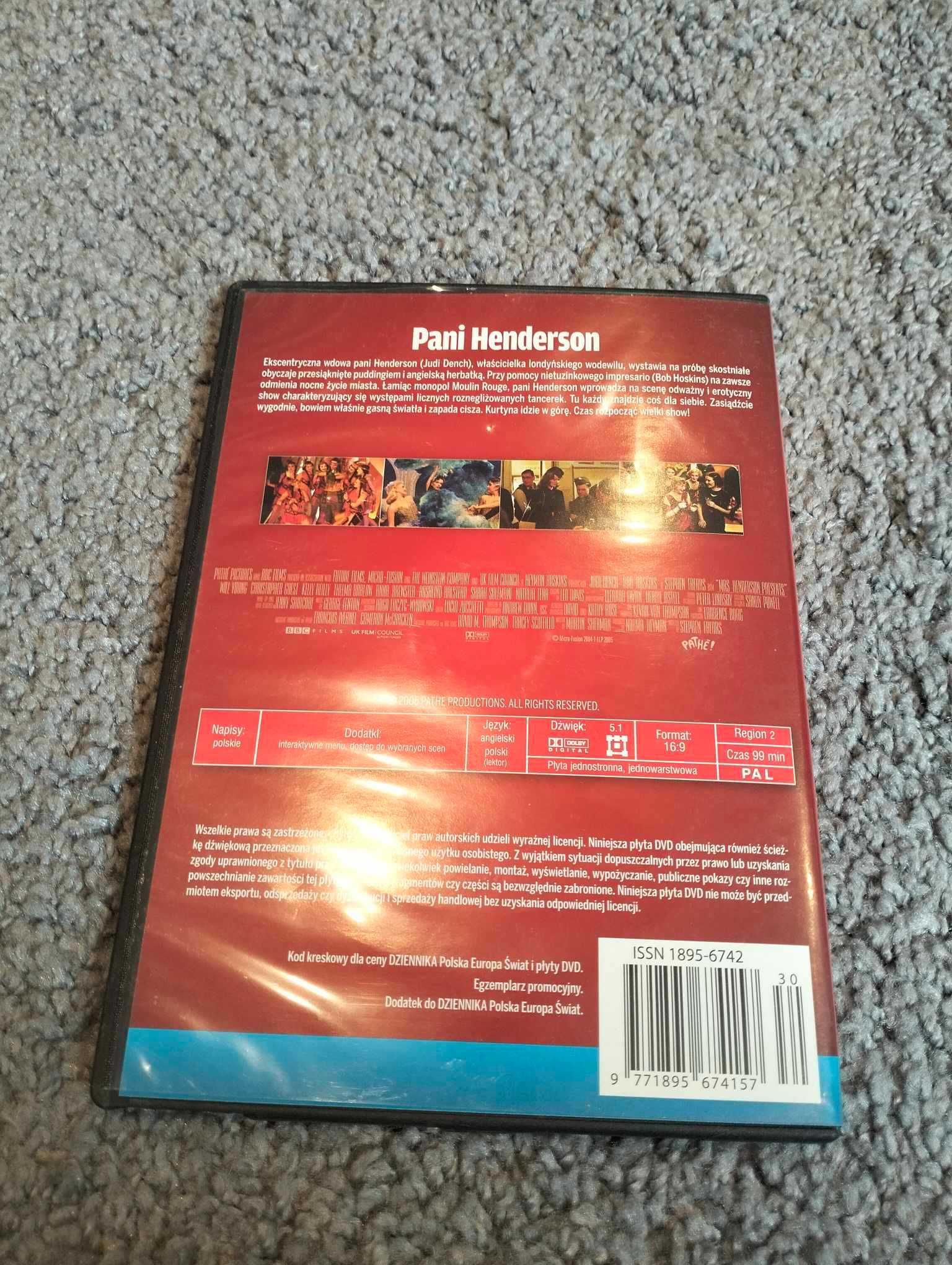 Pani Henderson film DVD