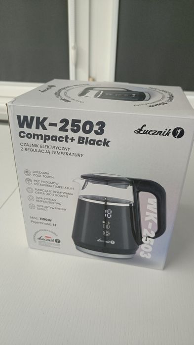 Czajnik elektryczny Łucznik WK-2503 Czarny NOWY