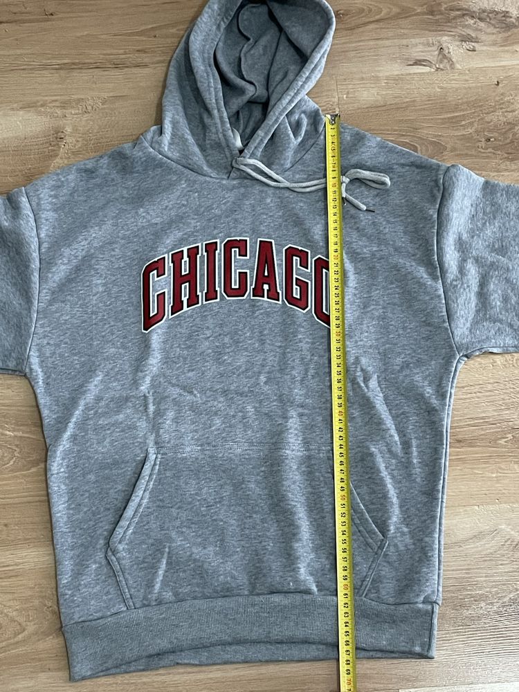 Bluza męska Chicago  szara rozmiar L