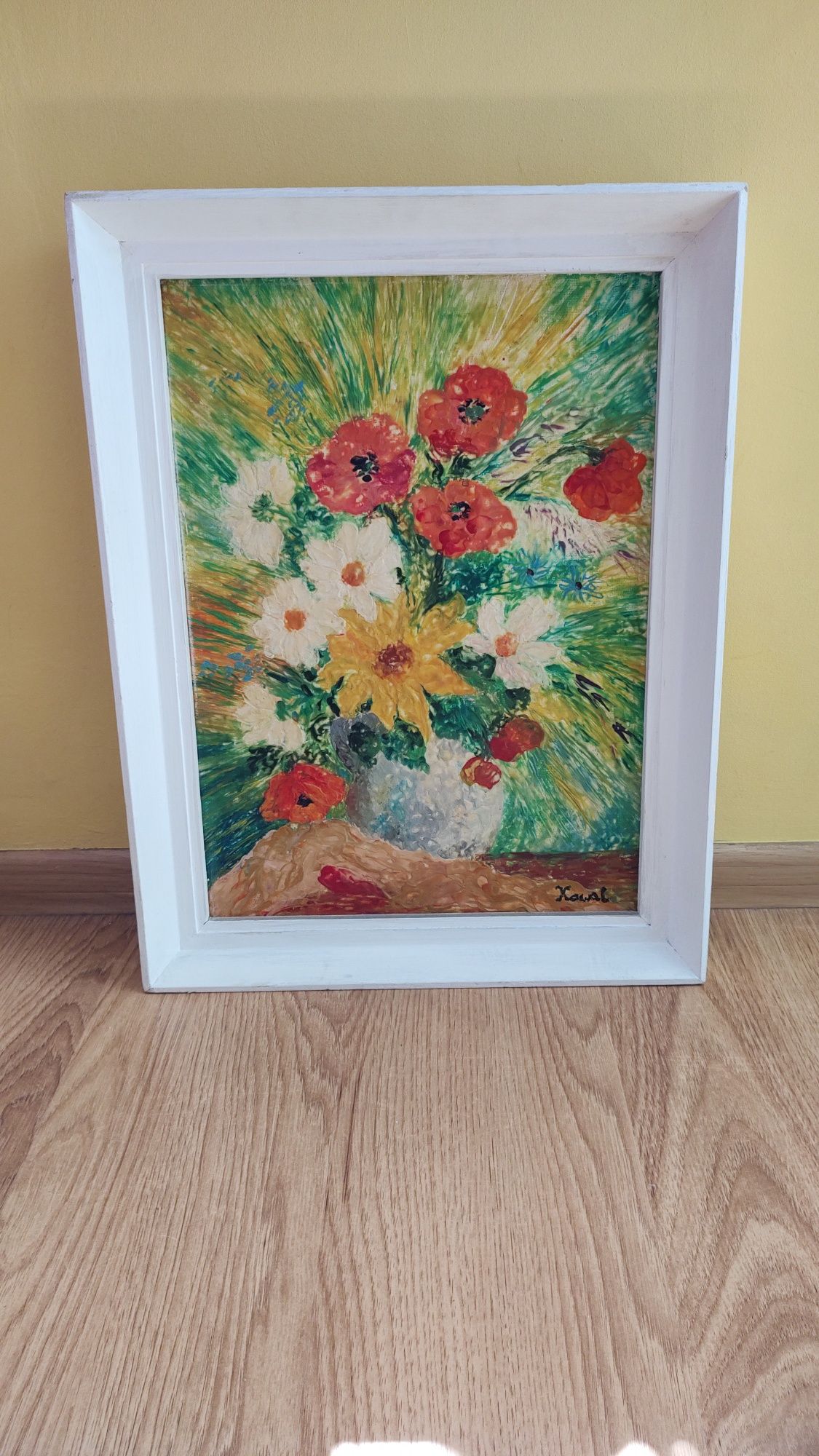 Obraz malowany "Letni Bukiet" Kowal 43,5/57,5cm