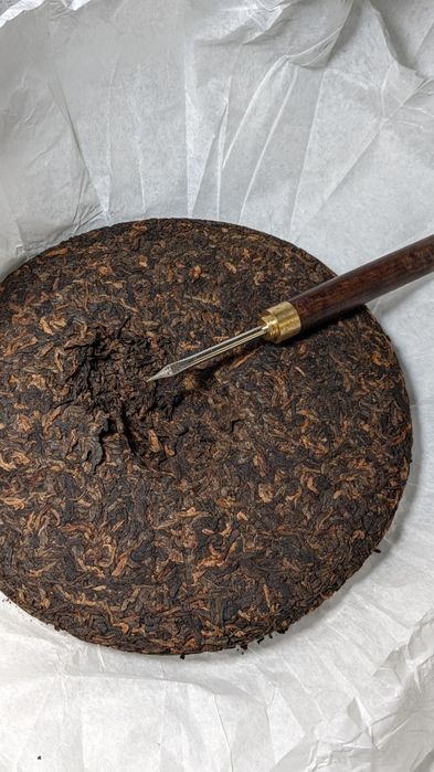 Китайський чай Шу Пуер Mengku Rongshi Mu Ye Chun Гун Тін (Палацовий)