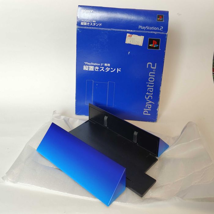 Podstawka pionowa SONY PlayStation 2 w kolorze niebieskim SCPH-10040