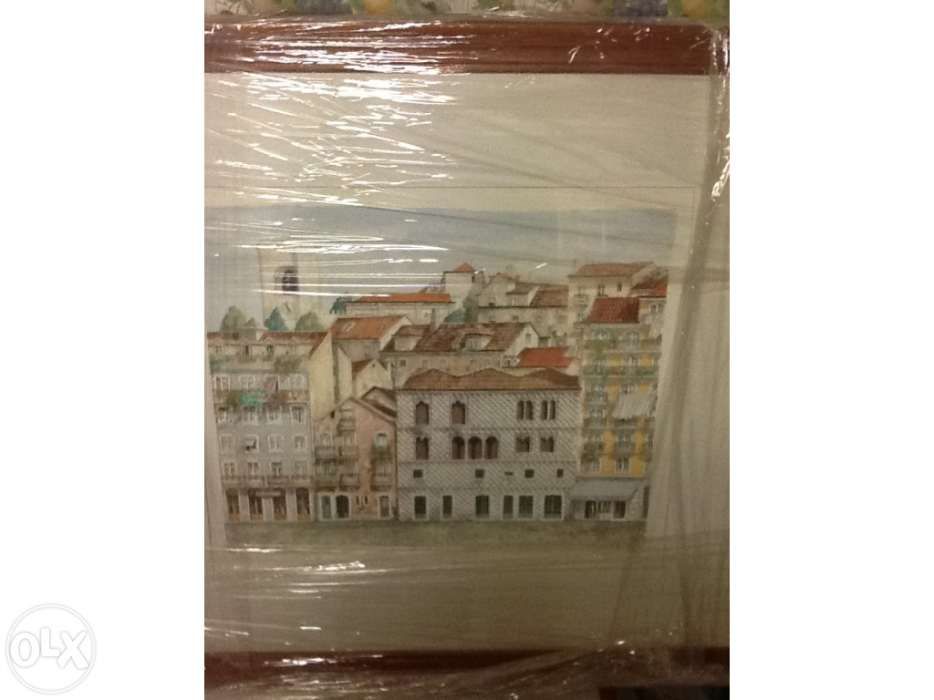 Serigrafia Casa dos Bicos João Braz assinado e numerado