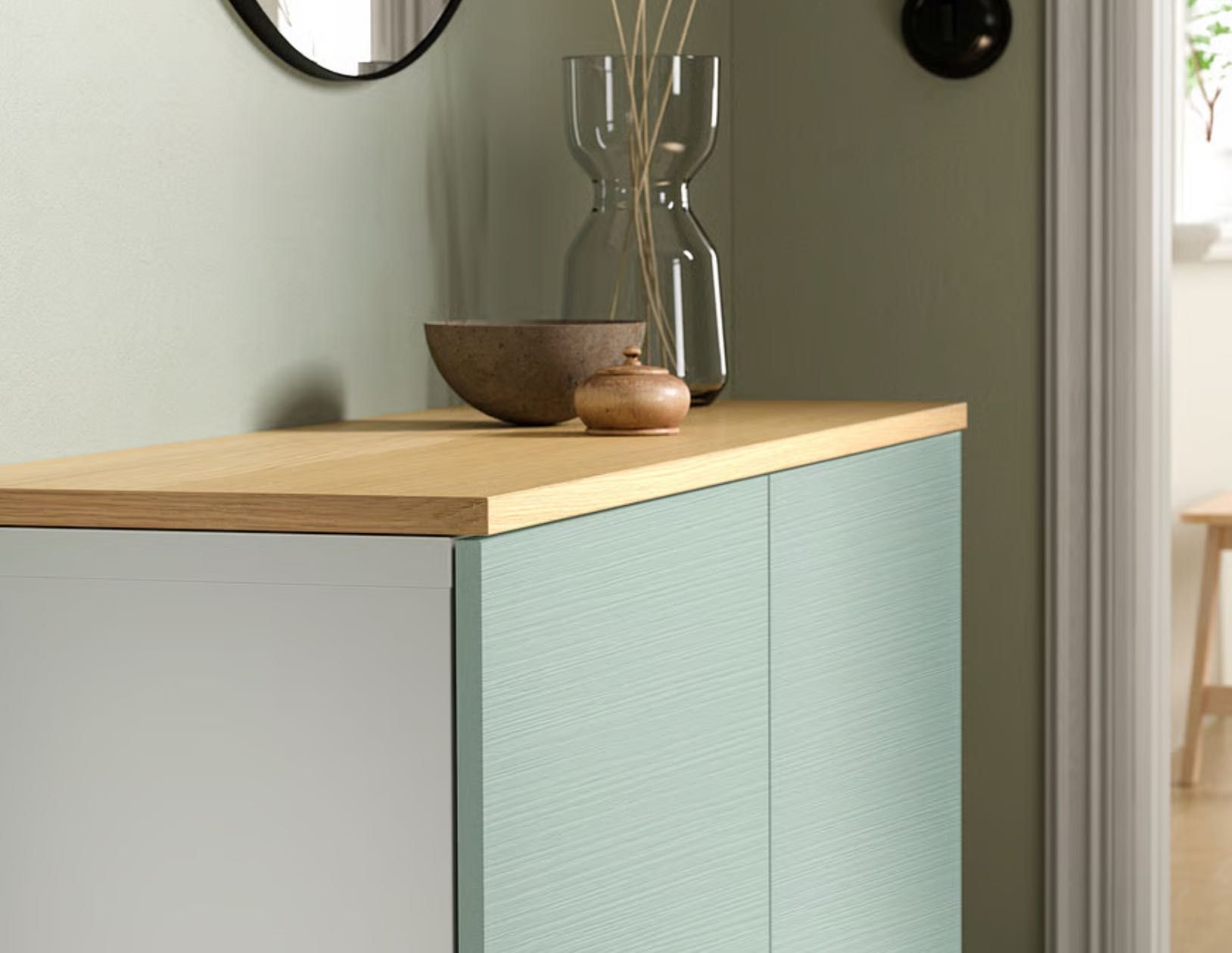 Painel superior BESTA IKEA 120x42 cm