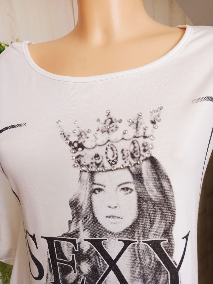 Sg Bluzka damska 36 , 38 , S , M koszulka damska sexy queen  , t-shirt