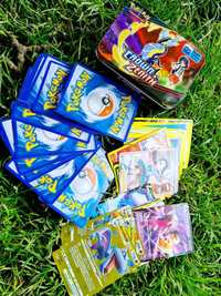 Karty Pokemon do zbierania kolekcjonowania w puszcze nowy zestaw