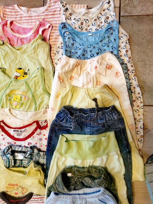 WIELKA paka 70 sztuk dziewczynka 80 - 86 śpiworki pościel