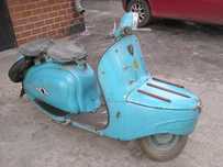 Peugeot 157B Skuter retro.