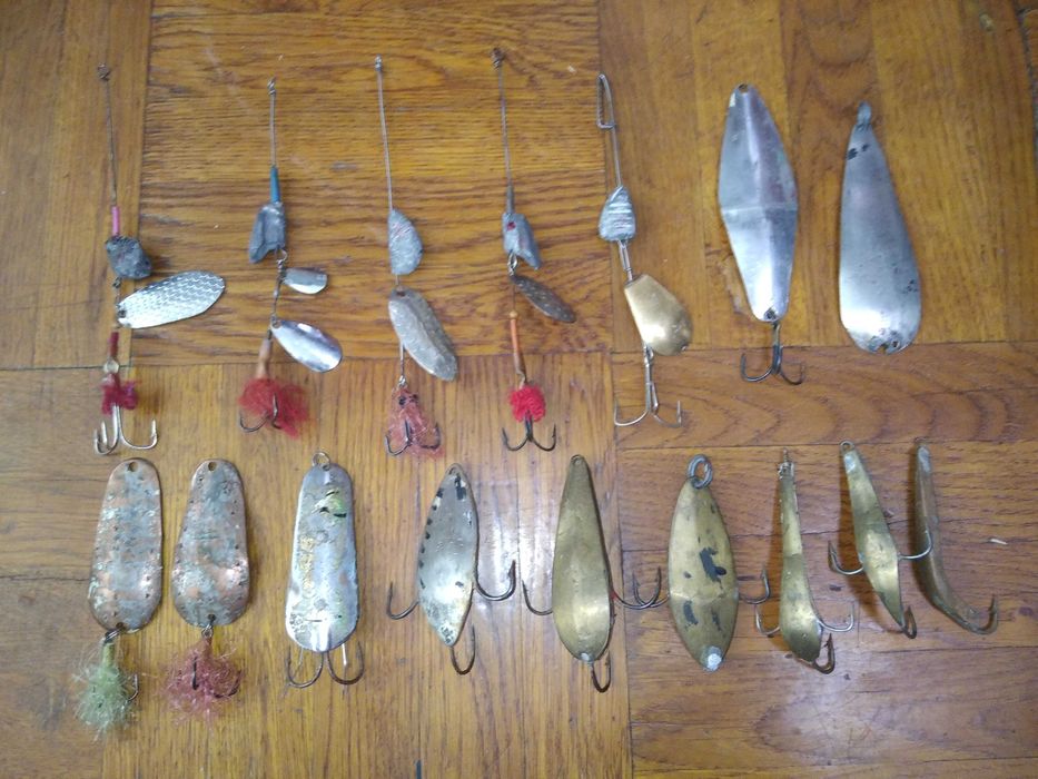 Блесна приманка на выбор колебалка вертушка латунь на хищника