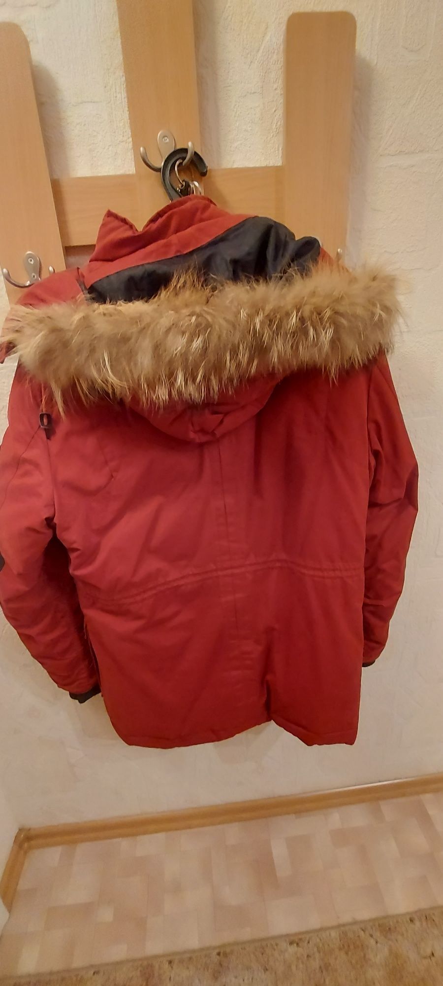мужская горнолыжная зимняя куртка парка размер 52/185