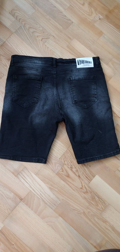 Spodenki jeansowe 97% bawełna slim męskie rozm XL/XXL