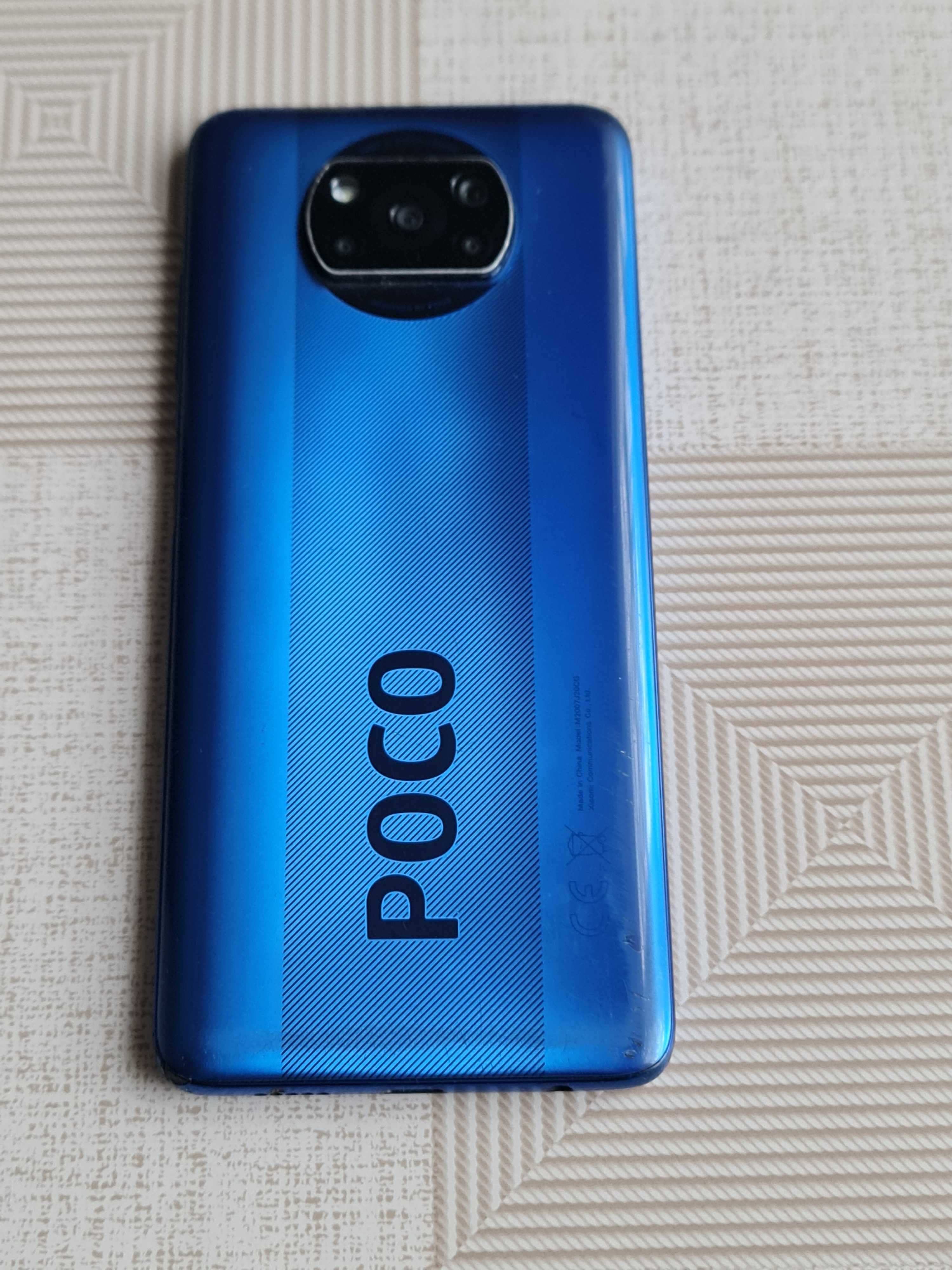 Смартфон Poco X3 NFC 6/128 GB Cobalt Blue