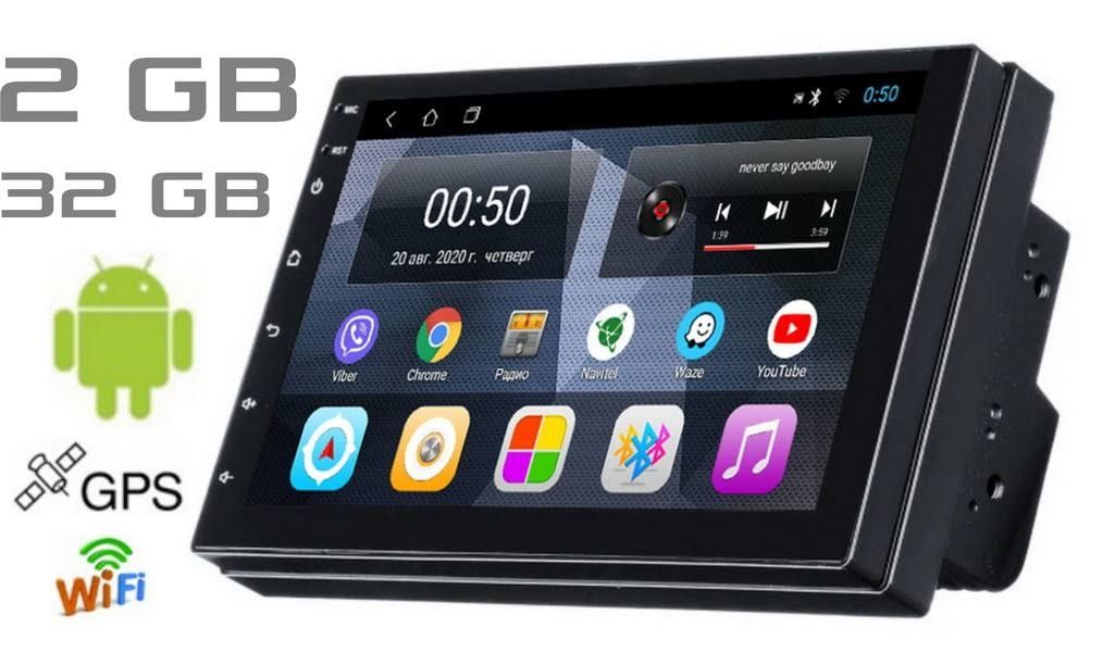 Автомагнитола 2Din 7, 9, 10 дюймів Android 14 2/32gb  4/64 гб GPS Wifi