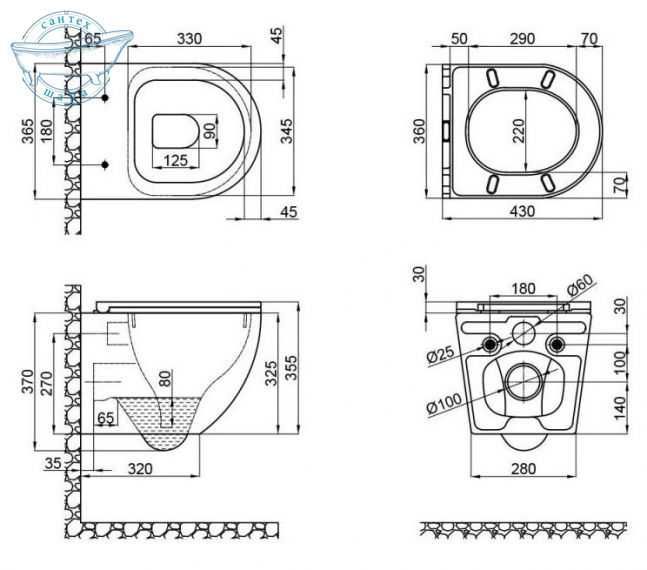 Інсталяція Grohe  + Унітаз Qtap Robin QT1333046EUQW з сидінням Soft