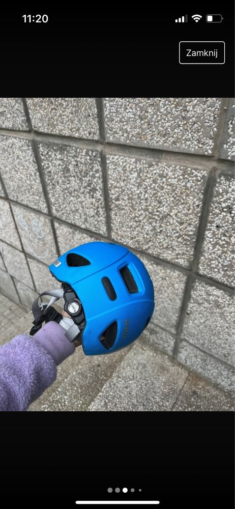 Kask uvex oyo style dino blue