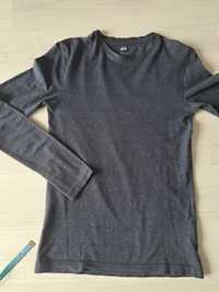 Granatowy longsleeve H&M