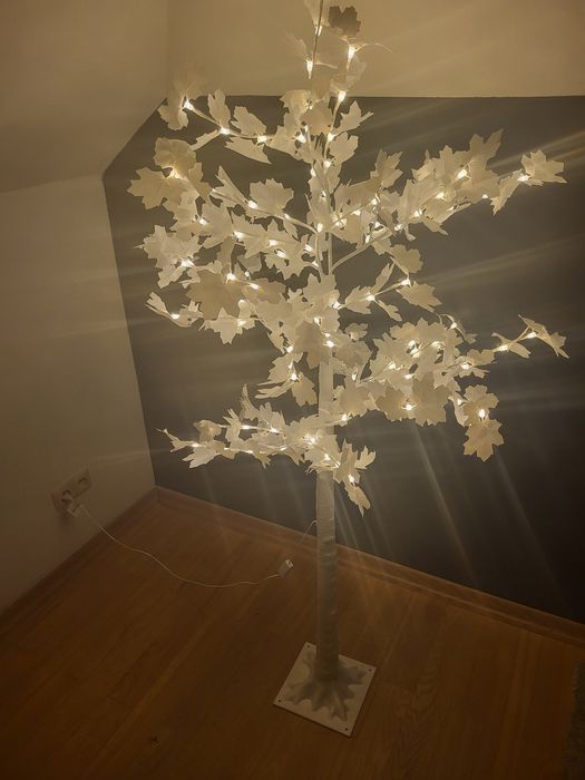 Drzewko świecące, ciepły  biały  170cm