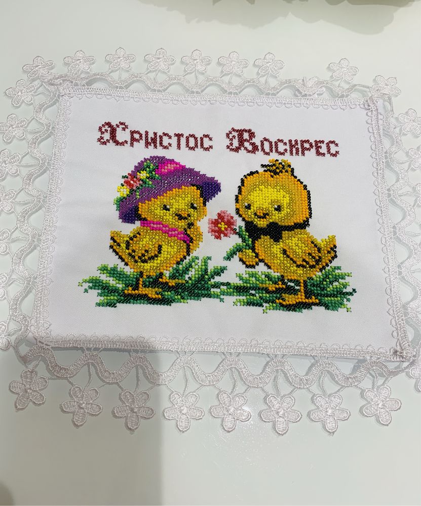 Рушничок на дитячий Великодній кошик