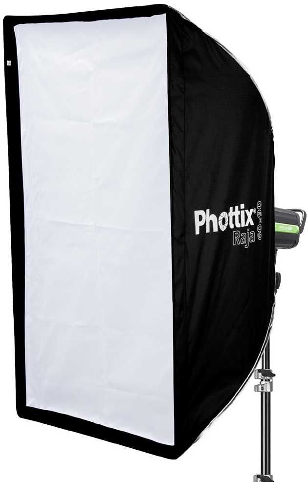 PHOTTIX SOFTBOX Retangular (60X90CM)+ Sombrinhas