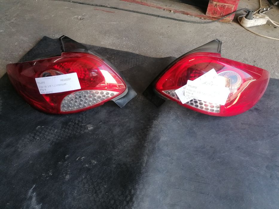 Farolins traseiros peugeot 206 + ou 206 plus