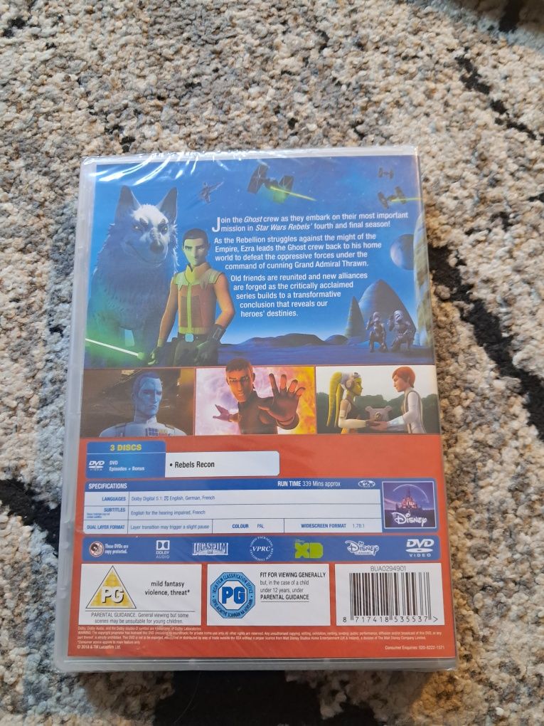 Star Wars Rebels season 4 na DVD